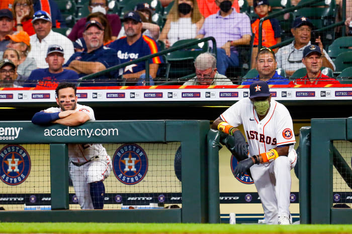 Dusty Baker and Jose Altuve